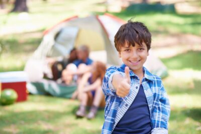 Zonas camping en el lago calima